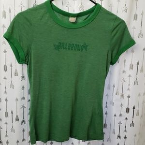 Billabong green shirt vintage
